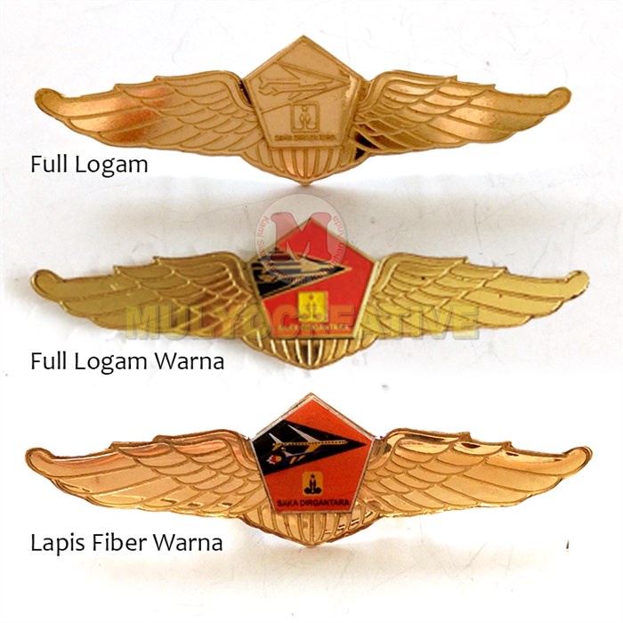 Jual Pin Pramuka Wing Saka Dirgantara Ful Logam Pin Atribut Pramuka