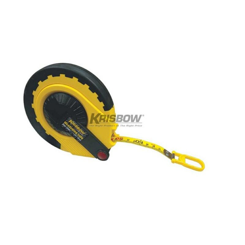 Jual KRISBOW Meteran Gulung Fiberglass 20m MEASURING TAPE 20M