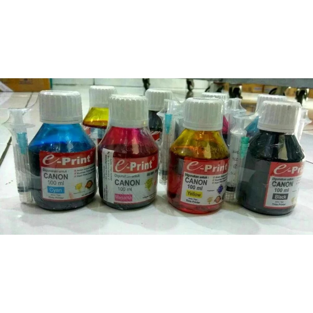 Jual Tinta Botol E Print Ml Canon Black Cyan Magenta Yellow