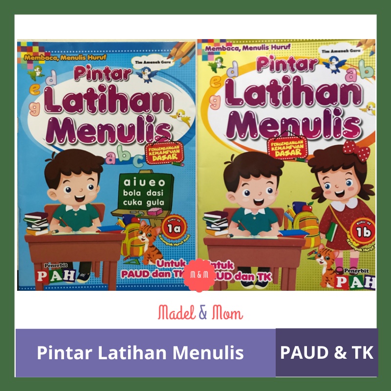 Jual BUKU TK PAUD PINTAR LATIHAN MENULIS ABC HURUF KECIL Shopee Indonesia