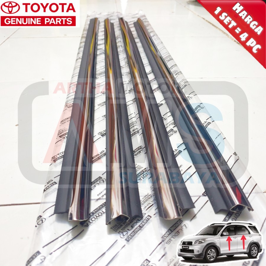 Jual Karet Pelipit List Lis Kaca Weather Strip Mobil Rush Terios Lama