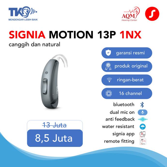 Jual Alat Bantu Dengar Signia Motion P Nx Bte Channel Bluetooth