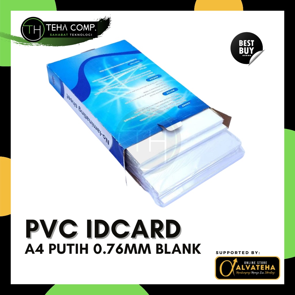 Jual Kertas Pvc Id Card Set Murah Berkualitas A Pvc Shopee Indonesia