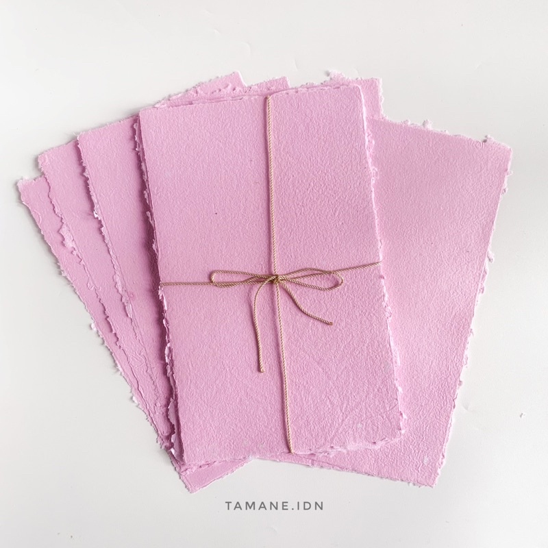 Jual Tamane Handmade Paper Polos Warna Alami Kertas Daur Ulang