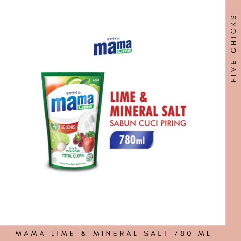 Jual MAMA LIME Mineral Salt Sabun Cuci Piring Anti Bacteria Lime 780