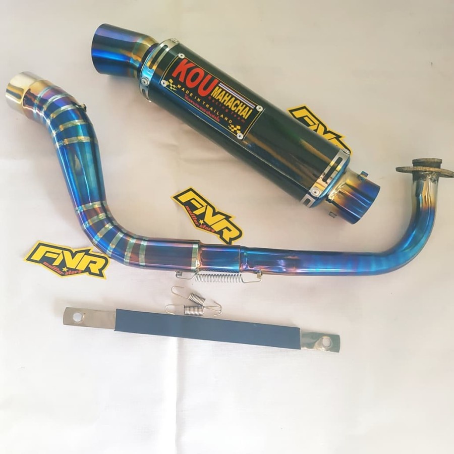 Jual Knalpot KOU Bluemoon Carbon Matic BEAT MIOSPORTY SCOOPY