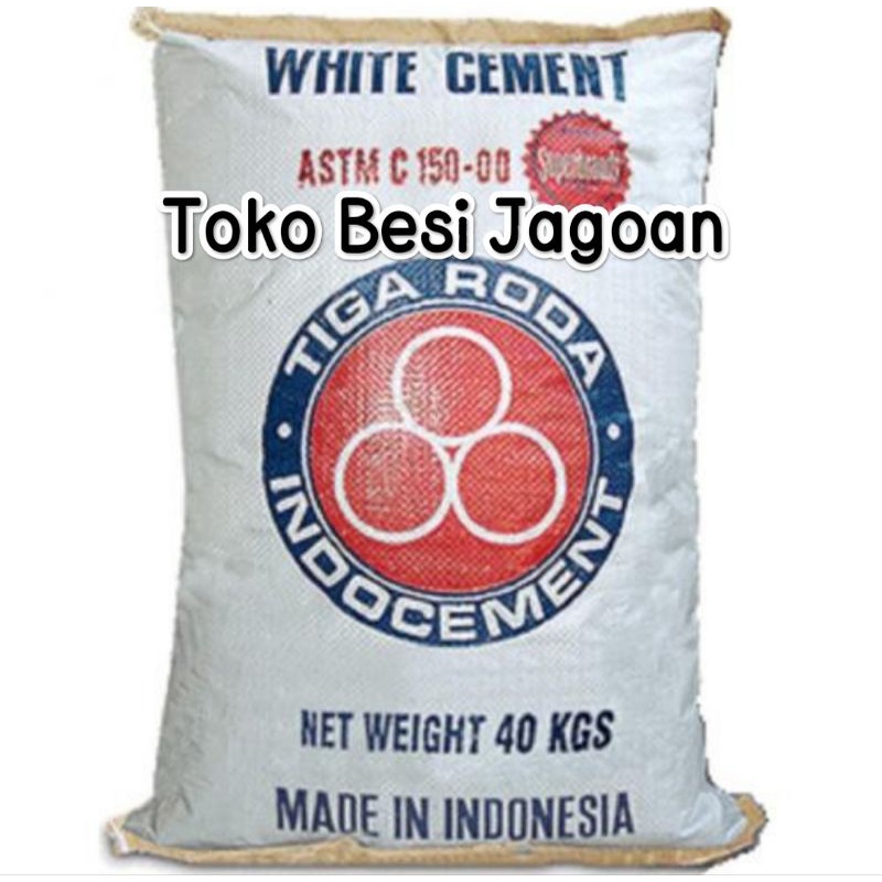 Jual Semen Putih Tiga Roda Eceran 1kg Khusus Kurir INSTANT Shopee