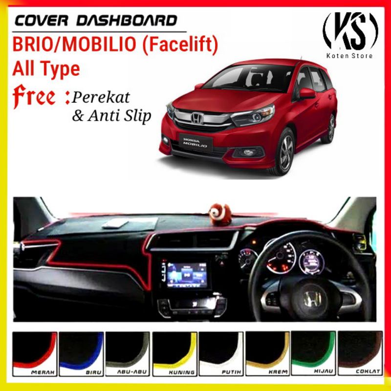 Jual Cover Dashboard Mobil All New Honda Brio Mobilio Free