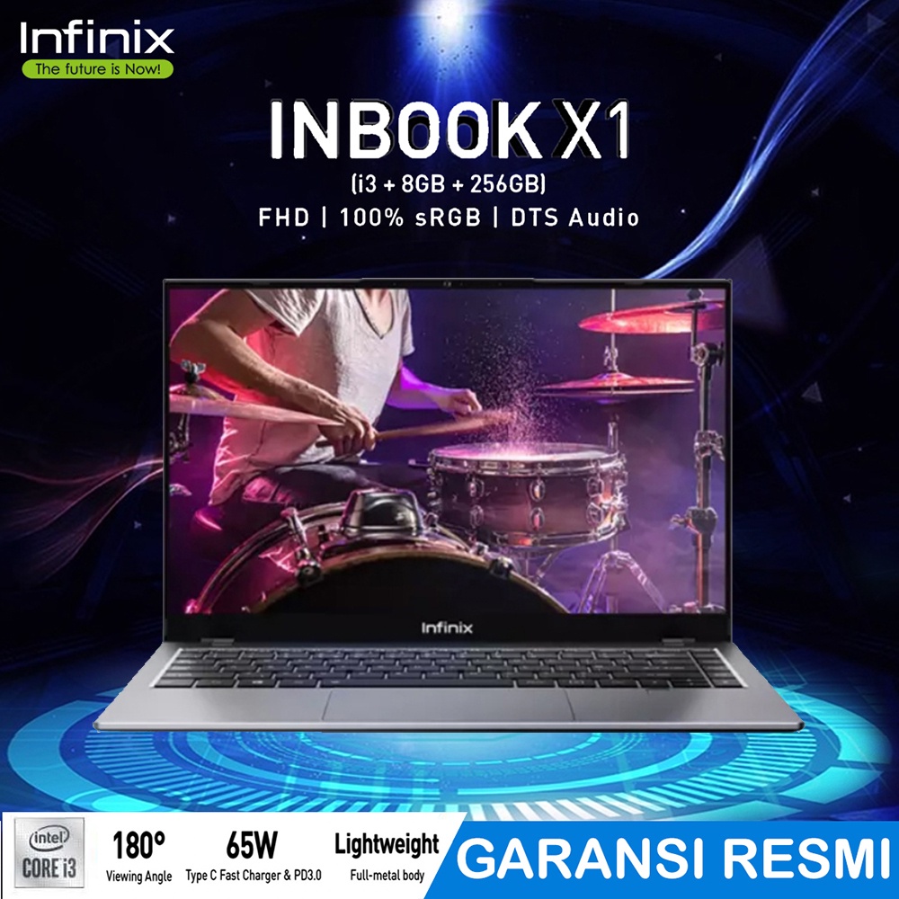 Jual Infinix INBook X1 Intel Core I3 1005G1 8GB 256GB Garansi