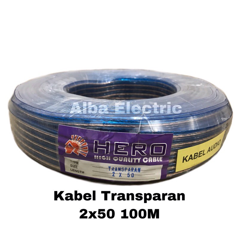 Jual Kabel Listrik Transparan X Meter Kabel Serabut X M