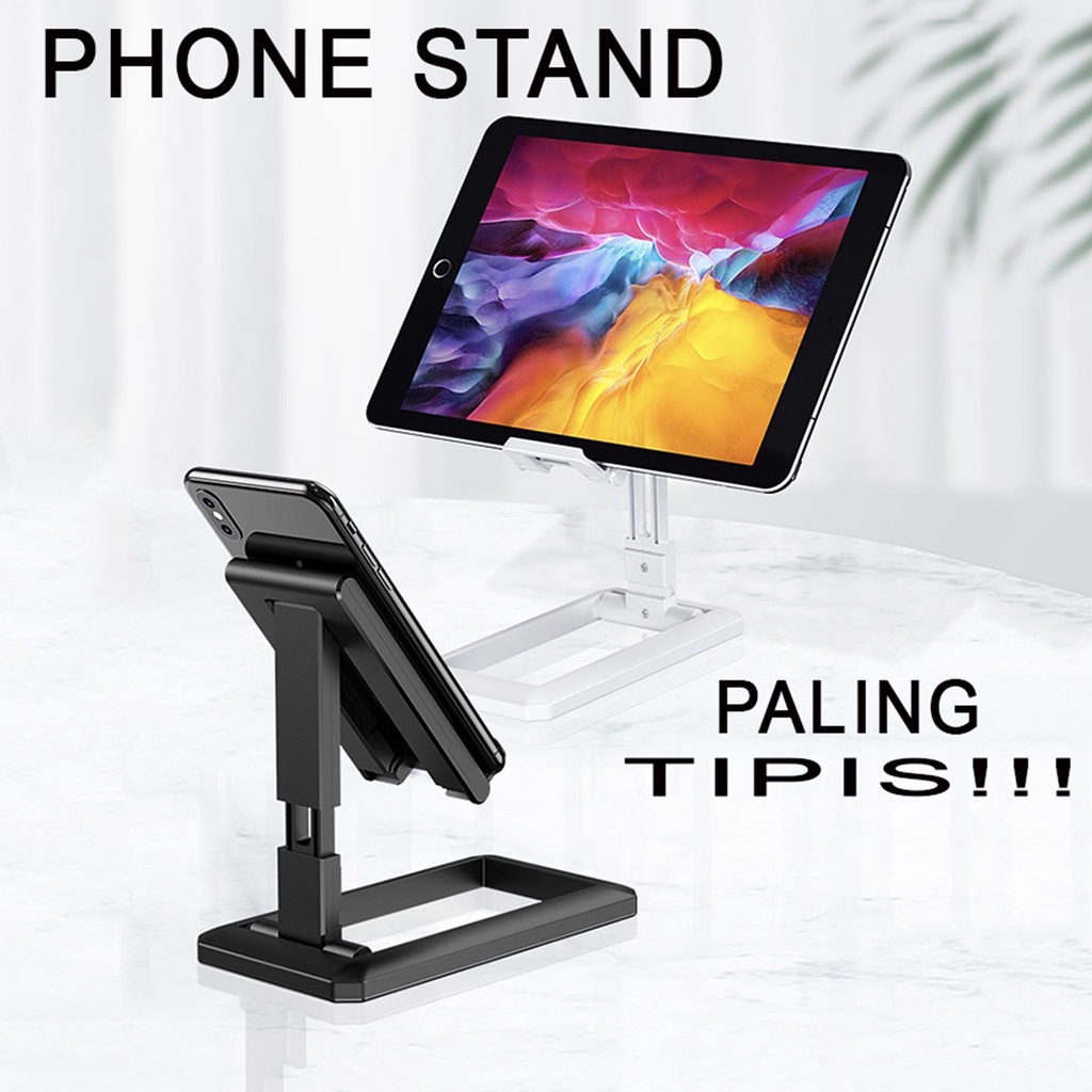 Jual Desktop Multi Stand Folding Bracket Phone Holder Tongsis Hp