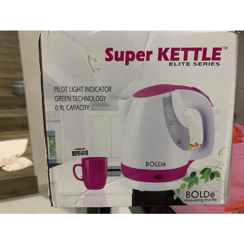 Jual BOLDe Kettle Listrik 1 Liter SUPER Kettle Elite Shopee Indonesia