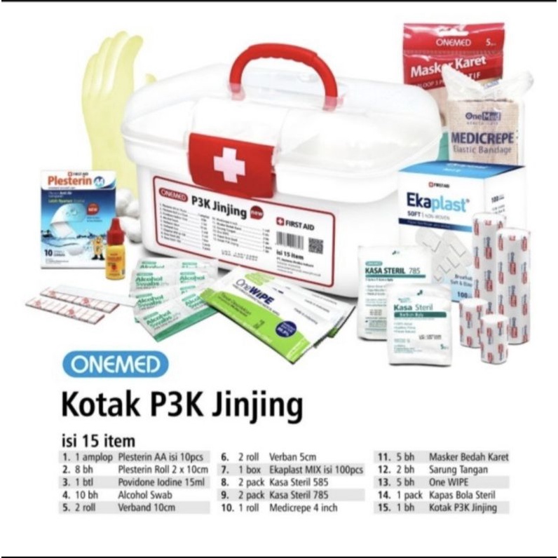 Jual Kotak P K Plastik Jinjing Merk Onemed Sudah Lengkap Dengan Isinya