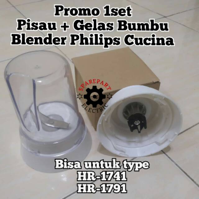 Jual Mounting Pisau Gelas Bumbu Mill Blender Philips Hr