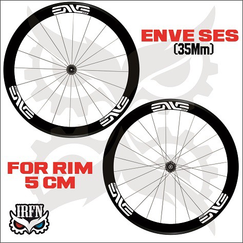 Jual Stiker Decal Rims Enve SES Lebar 35mm Roadbike Fixiedgear 700c