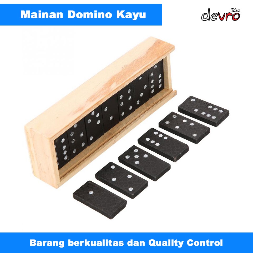 Jual Mainan Domino Gaple Kayu Board Game Pcs Vbestlife D