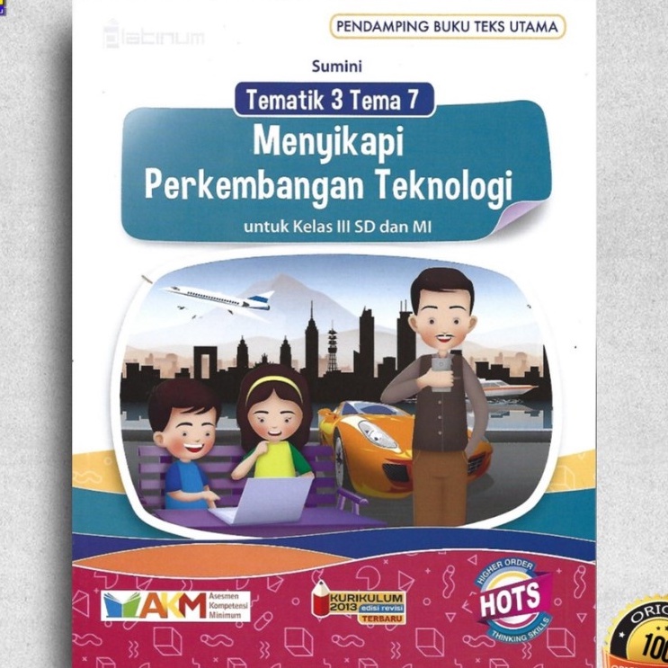 Jual BUKU TEMATIK SD KELAS 3 REVISI TEMA 1 2 3 4 5 6 7 8 9 AKM HOTS