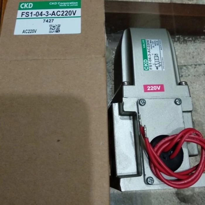 Jual Actuator Solenoid Control Valve Ckd Fs1 04 3 220Vac Shopee Indonesia