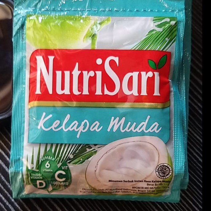 Jual Nutrisari Sachet Rasa Kelapa Muda 1 Renceng Isi 10 Sachet Shopee