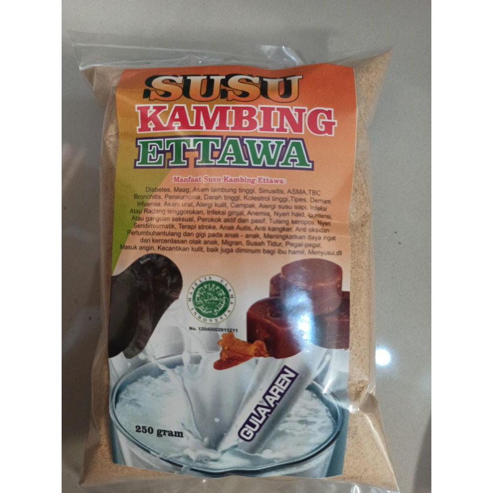 Jual SUSU KAMBING ETAWA RASA GULA AREN 250 Gram Shopee Indonesia