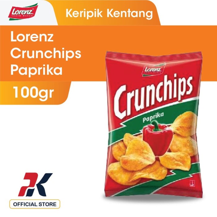 Jual Lorenz Crunchips Paprika 100 G Shopee Indonesia