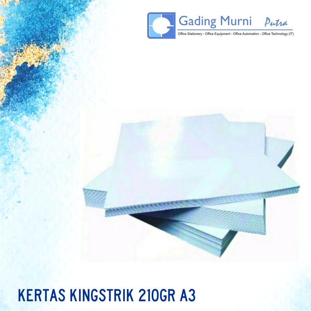 Jual Kertas Kingstrik A3 Putih 210 Gram Art Paper 5 Lbr 10 Lbr