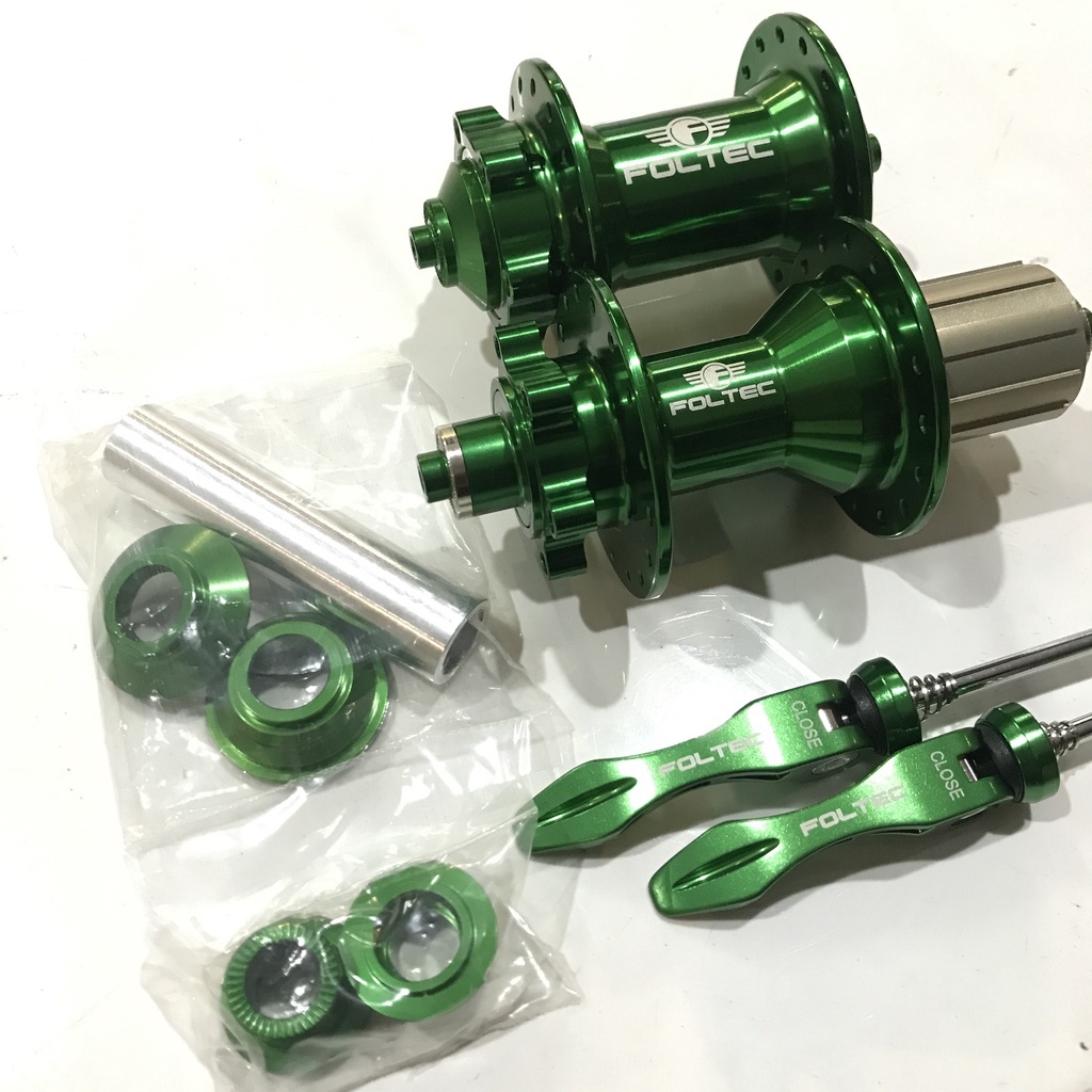 Jual Hub Freehub FOLTEC Gun Denx C Ano Green 32h QR Ta 15 Ta 12 Bearing