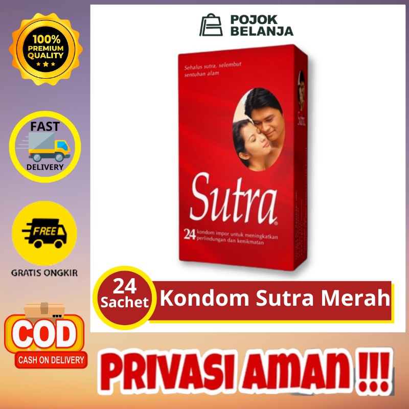 Jual Kondom Sutra Merah Isi 24 Pcs Isi 12 Pcs Kondom Tipis Sutra