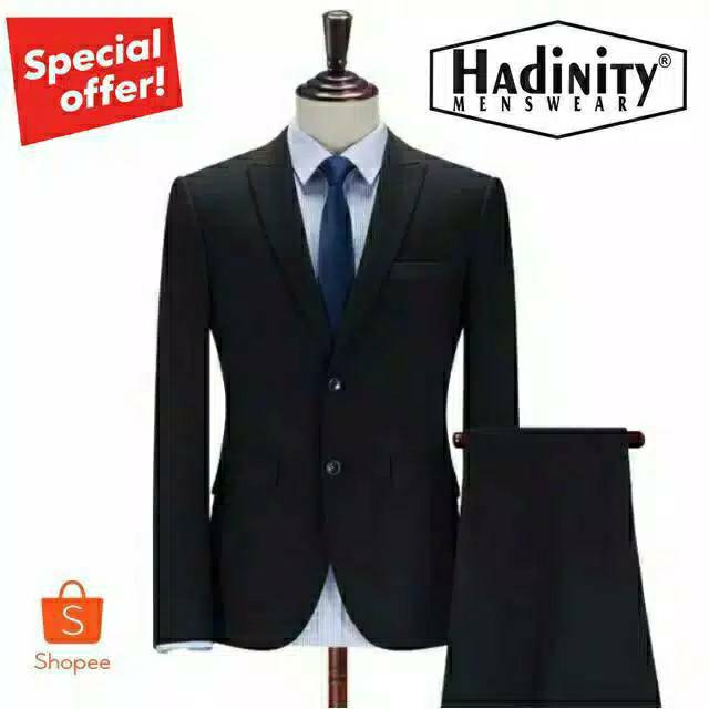 Jual Setelan Jas Pria Korea Slimfit 4in1 Jas Formal Pria Jas Wisuda