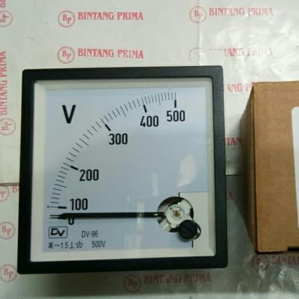 Jual Voltmeter Volt Meter Voltmeter Analog Jarum 300V 500V Dv 72