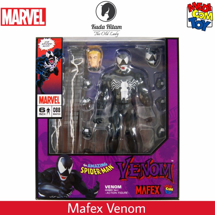 Jual Medicom Toy Mafex 088 Venom Comic Ver The Amazing Spider Man