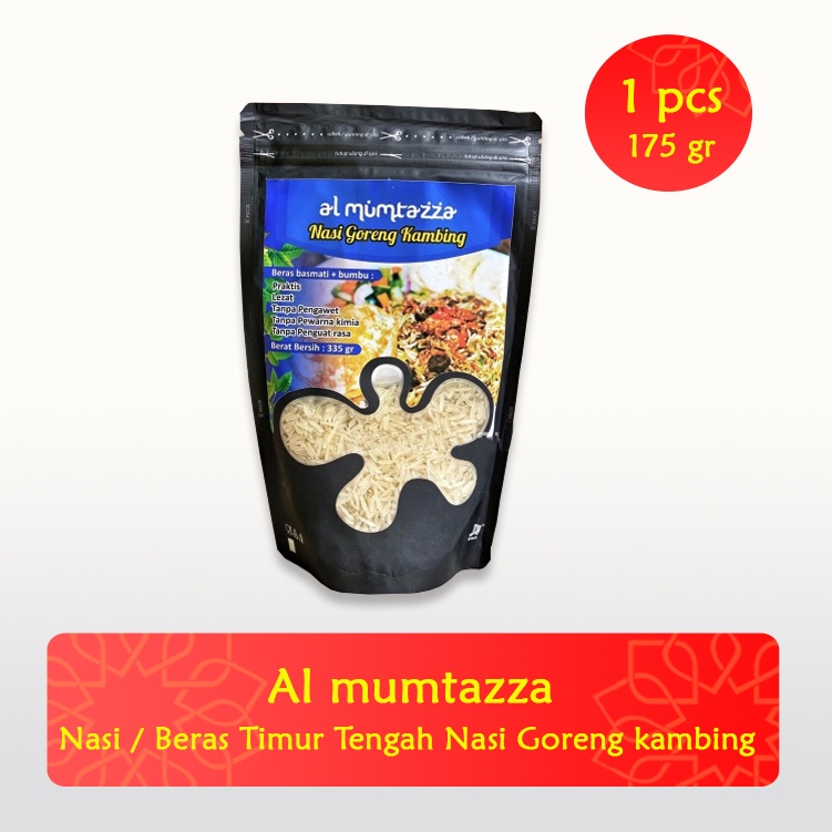 Jual Al Mumtazza Nasi Beras Timur Tenagan Varian Goreng Kambing 175gr