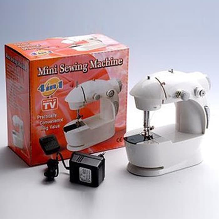 Jual Mesin Jahit Mini 4in1 Lengkap Dengan Lampu Sewing Machine FHSM