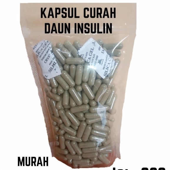 Jual Kapsul Daun Insulin 100 Kapsul Daun Yakon Herbal Untuk Diabetes