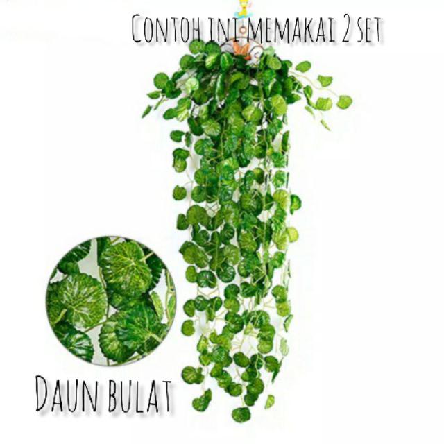 Jual Daun Juntai Uk X Cb Daun Hias Artificial Hias Daun Plastik