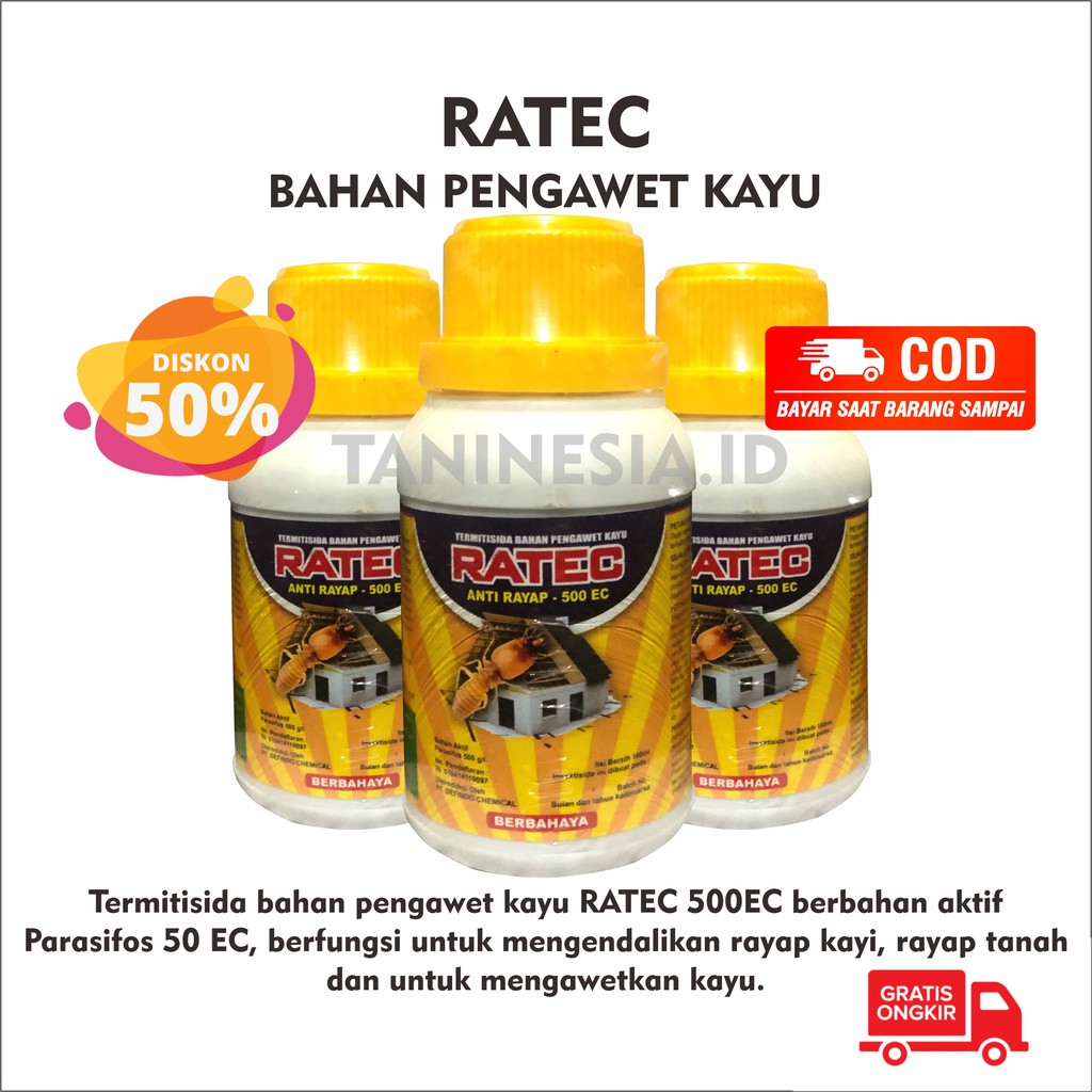 Jual Bahan Pengawet Kayu Anti Rayap Ratec Ec Ml Shopee Indonesia