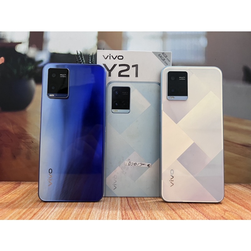 Jual VIVO Y21 4 64 Second Fullset Shopee Indonesia