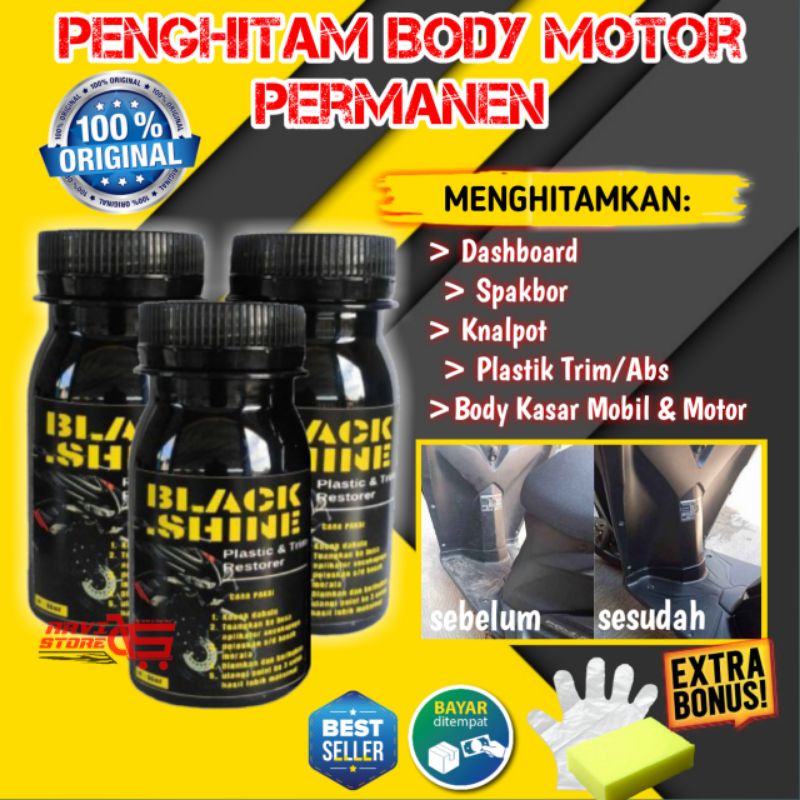 Jual Penghitam Body Kendaraan Permanen Premium Paling Ampuh Untuk Motor