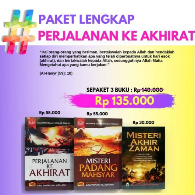 Jual Paket Lengkap Perjalanan Ke Akhirat Shopee Indonesia