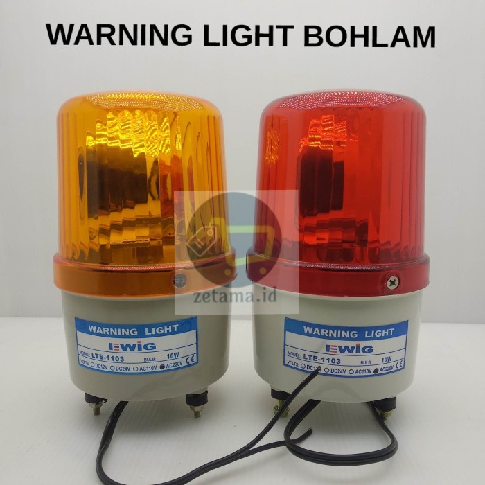 Jual Lampu Rotary Warning Light Lte Merah Shopee Indonesia