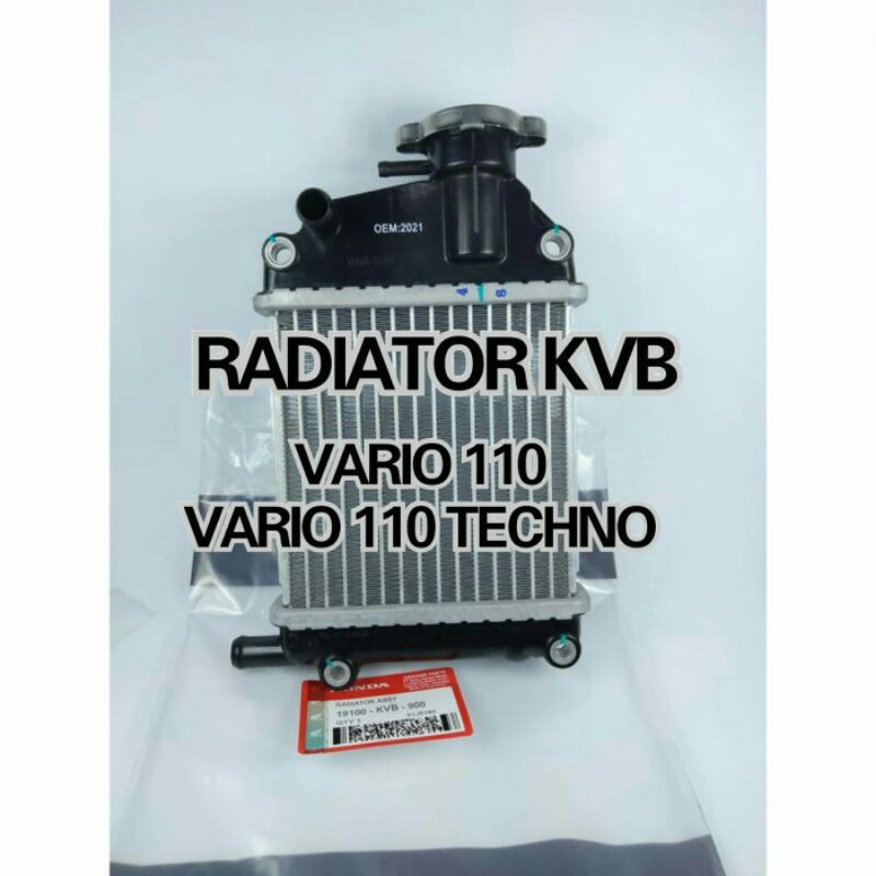 Jual Radiator VARIO 110 KARBU TECHNO Kualitas Orisinil Pasti Presisi