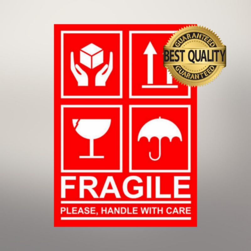 Jual STICKER FRAGILE MURAH ANEKA STICKER FRAGILE MURAH Shopee