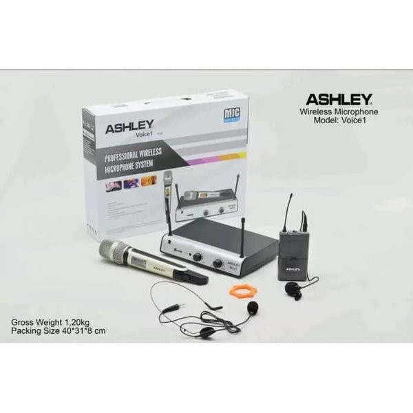 Jual Microphone Wireless Ashley Voice Pegang Dan Jepit Pjh Shopee