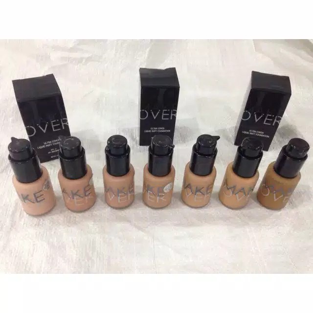 Jual Make Over Ultra Cover Liquid Matte Foundation Ml Shopee Indonesia