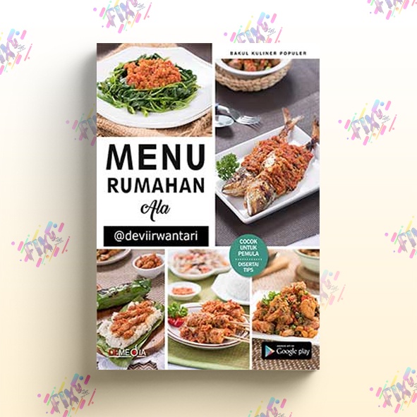 Jual Buku Masakan Menu Rumahan Deviirwantari Demedia Shopee