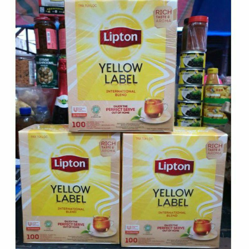 Jual Teh Celup Lipton Yellow Label Enveloped Non Envelope Tea