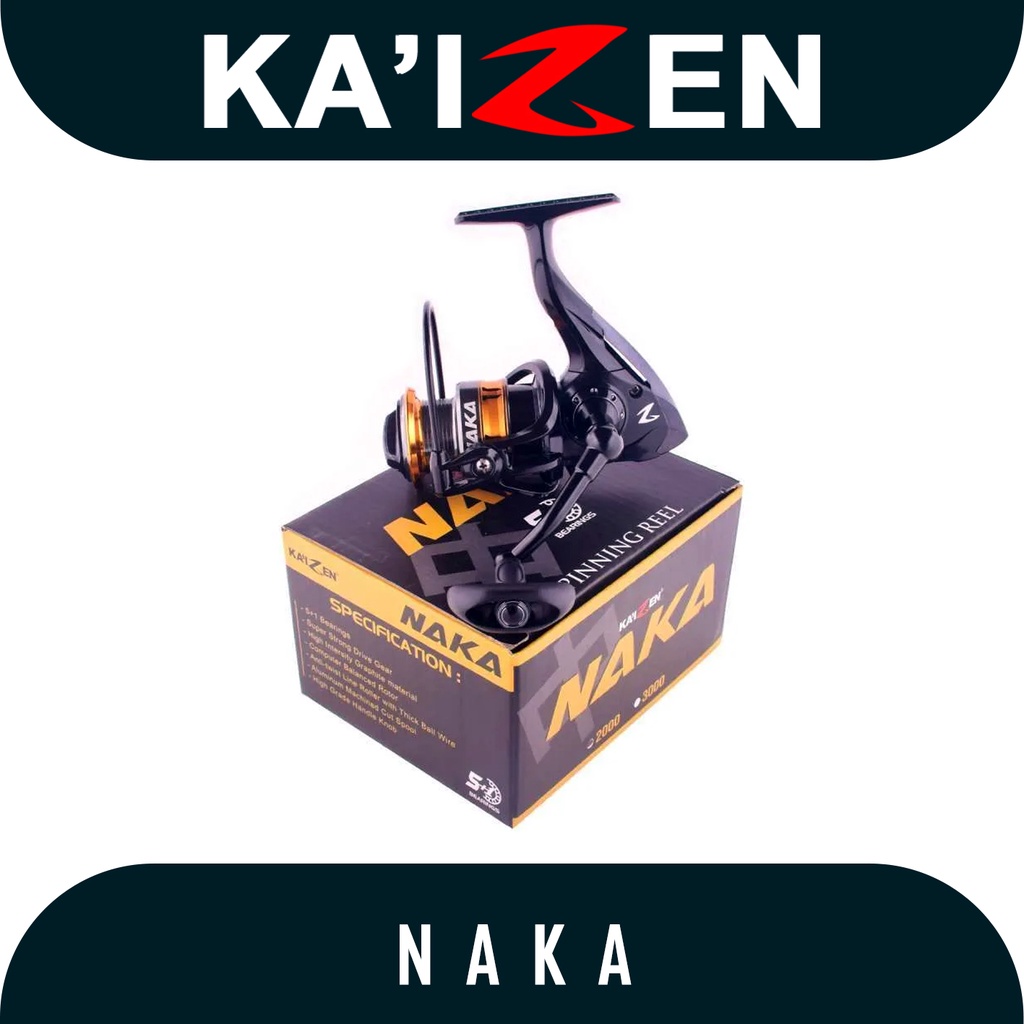 Jual Reel Spinning Merk Kaizen Type Naka Series Shopee Indonesia