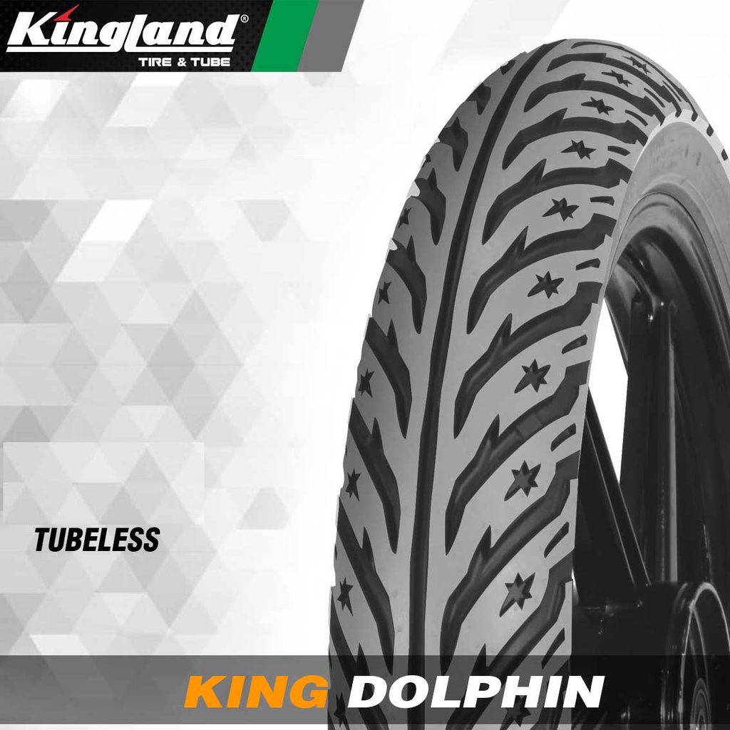 Jual Ban Matic Kingland Dolphin Tubeless Free Pentil Ban Luar