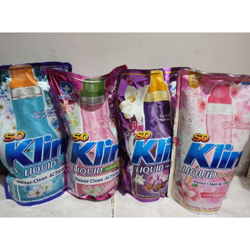 Jual So Klin Liquid Softergent 750ml Soklin Deterjen 750 Ml Cair