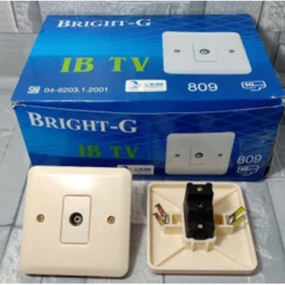 Jual IB Outlet TV Tanam Dinding Colokan Tv Tanam Ib Bright G Morgen